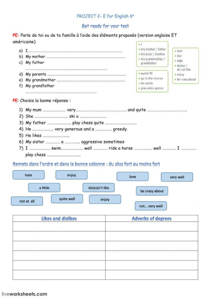 Practice Listening Skills  Interactive Worksheet