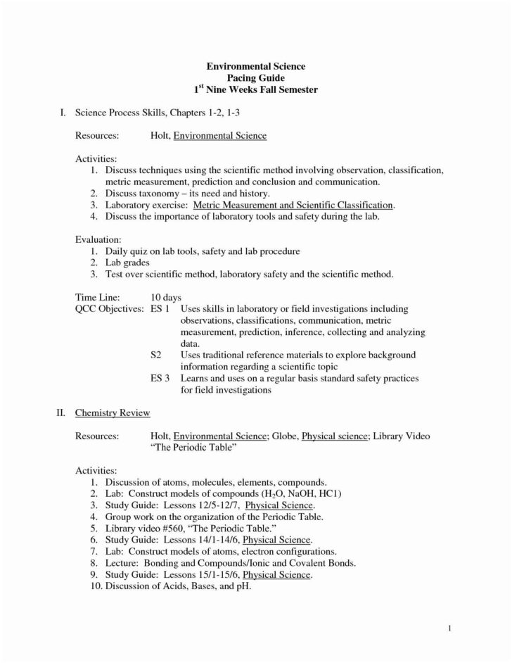 Skills Worksheet Holt Environmental Science