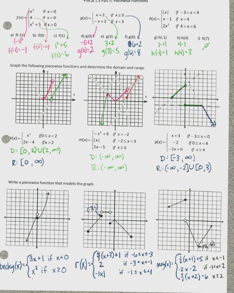 Practice Worksheet Graphing Quadratic Functions In Vertex