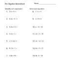 Pre Algebra Worksheets For 7Th Graders Free Printable Math