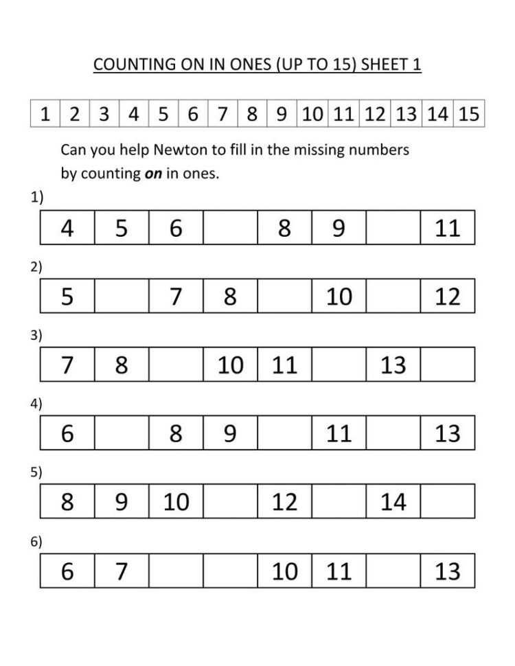 Pre K Number Worksheets Practice » Printable Coloring Pages For Kids