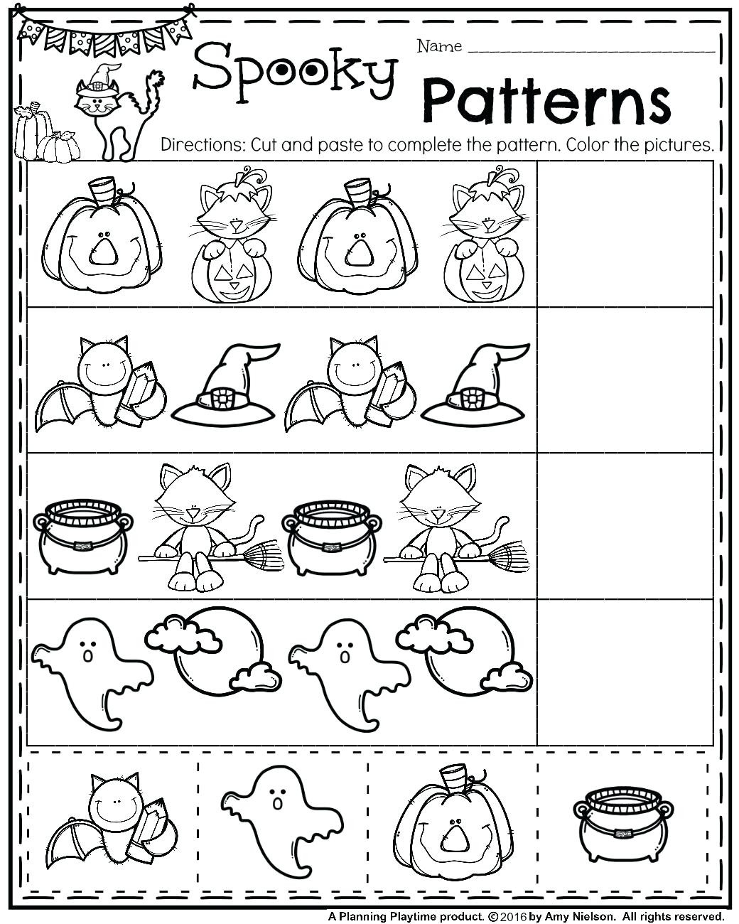 pre kindergarten worksheets
