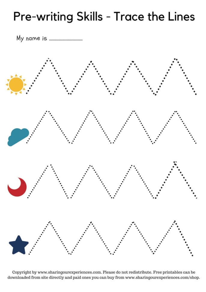 Pre Writing Worksheets Printables  Beginners Level Cover Page  29  Worksheets