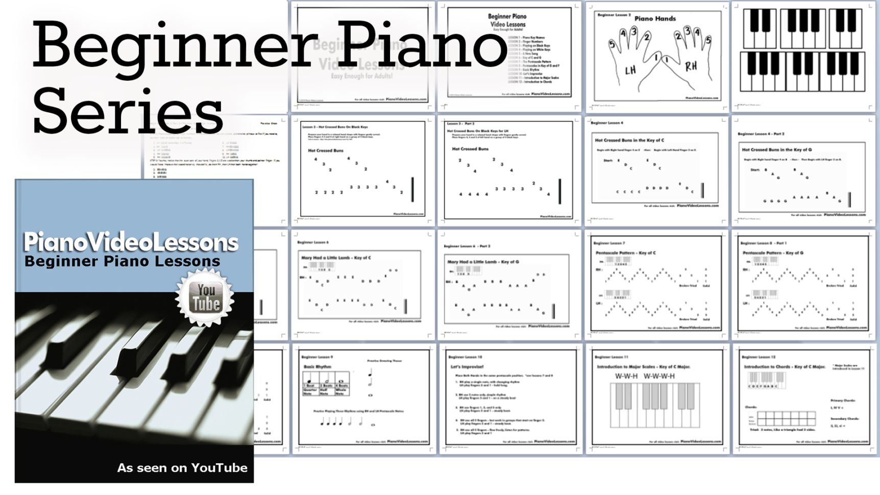 Prebeginner Piano Lessons  Piano Video Lessons Courses