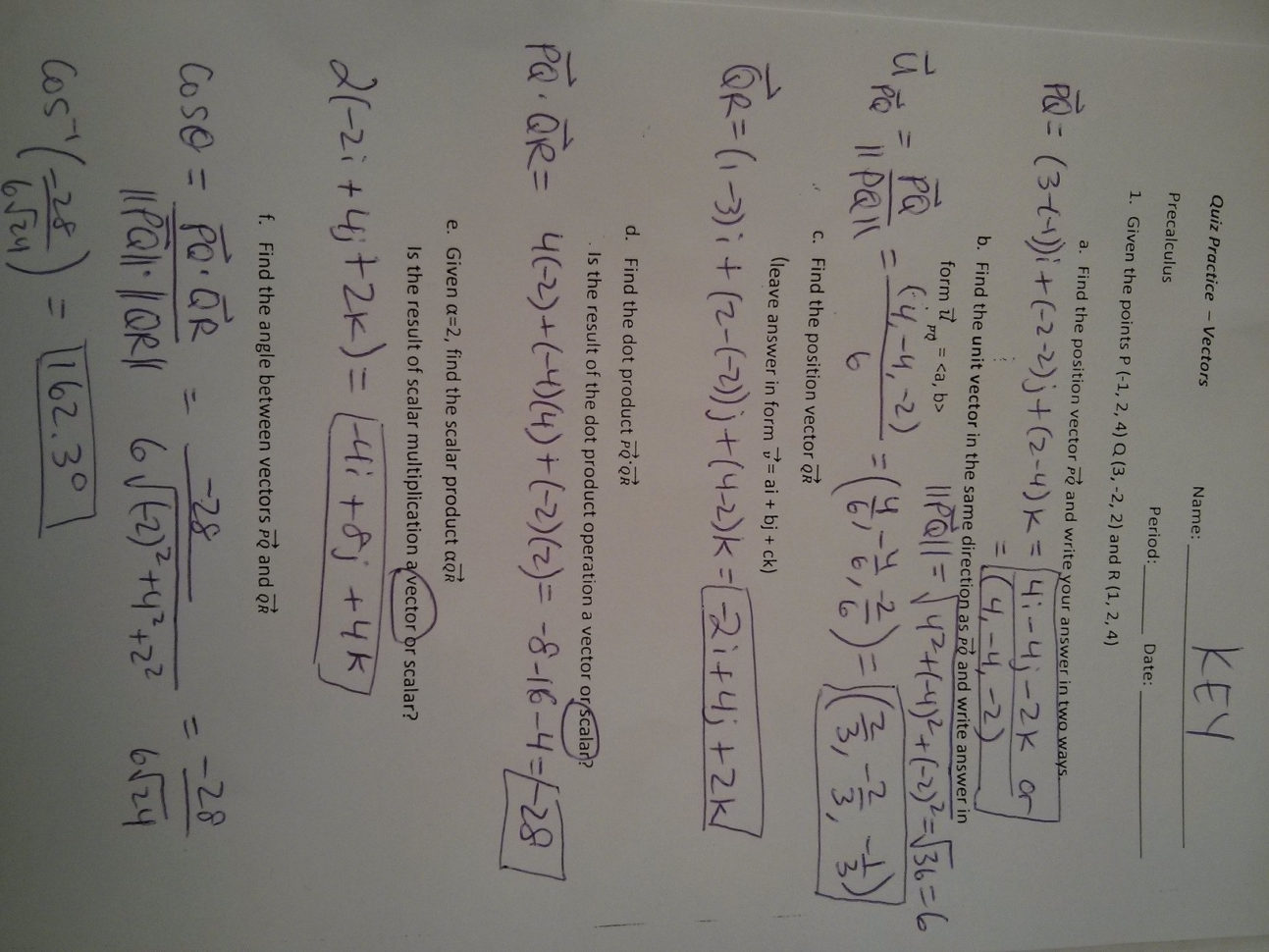 Precalculus  Mrs Baartmans