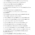 Prepositions Worksheet  Answers