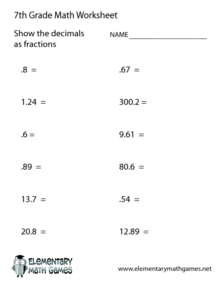 6th Grade Pre Algebra