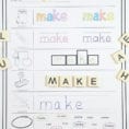 Preprimer Sight Words  No Prep Worksheets » One Beautiful Home