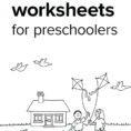 Preschool Activities Worksheets For Print  Math Worksheet