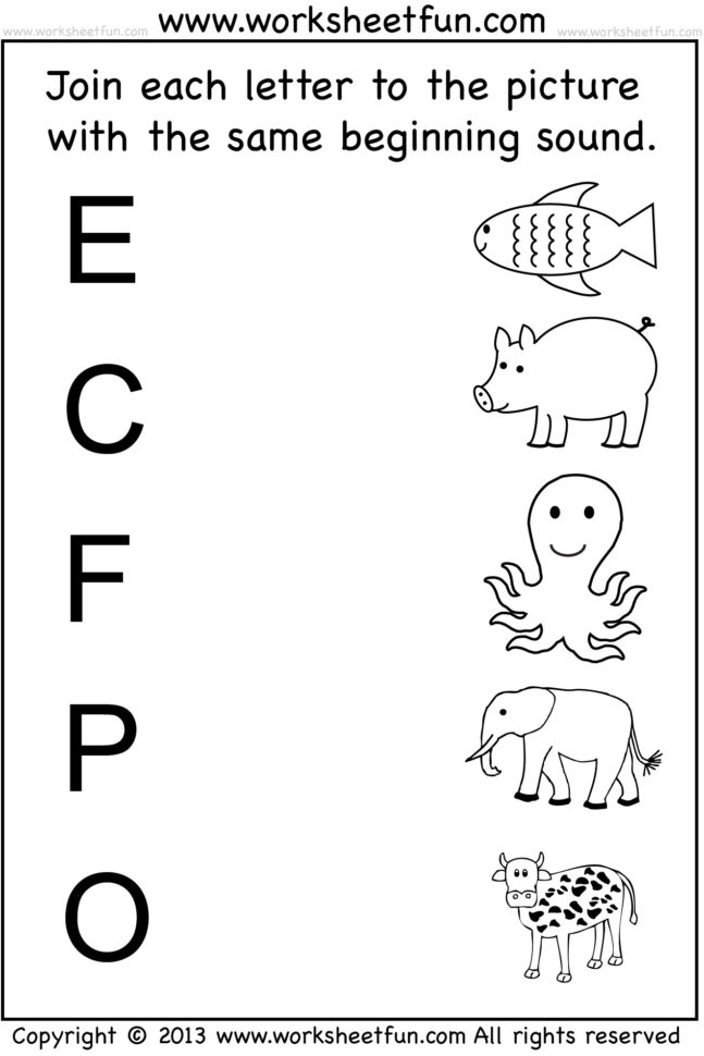 Preschool Activities Worksheets Free  Suzanneoshinsky