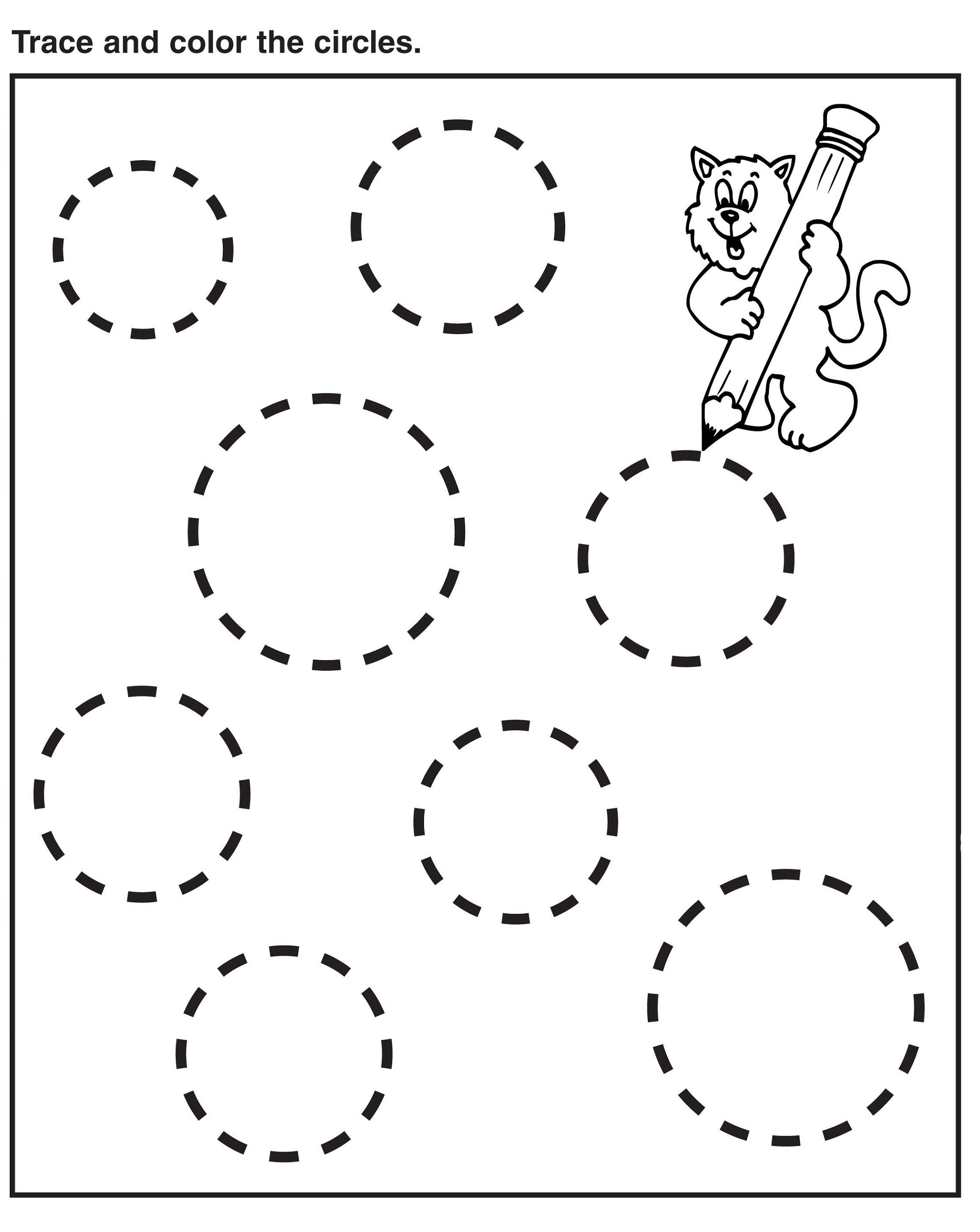 Preschool Tracing Worksheets  Best Coloring Pages For Kids