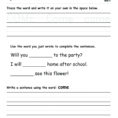 Preschool Worksheet Sight Words To Print Preschool Worksheet Sight
