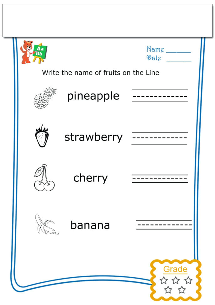 Preschool Worksheets Age 3 To You  Math Worksheet For Kids