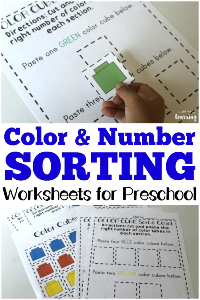 Preschool Worksheets Preschool Sorting Worksheets  Look