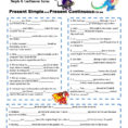 Present And Past Simple Tenses Review  Key  English Esl Worksheets