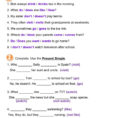 Present Simple Interactive Worksheets