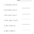 Print The Free Variables Prealgebra Worksheet  Printable