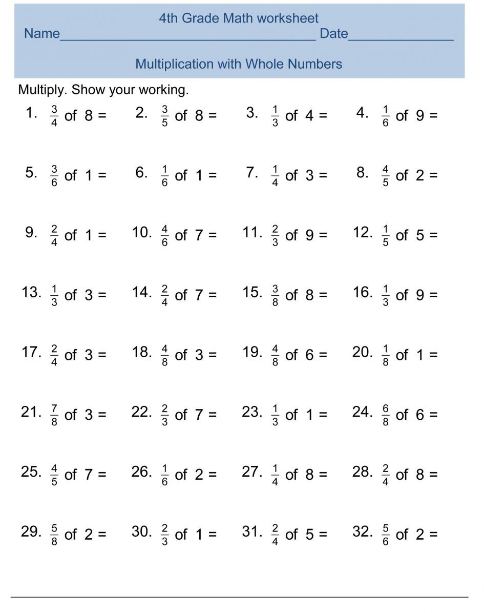 Printable 7Th Grade Math Worksheets With Answer Key Pdf Kids