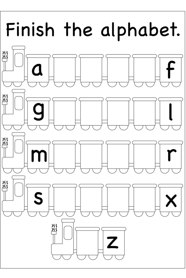Printable Abc Worksheets Free  Activity Shelter