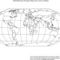 Printable Blank World Outline Maps • Royalty Free • Globe