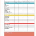 Printable Budget Spreadsheet  Monthly Household