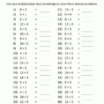 Printable Division Worksheets 3Rd Grade