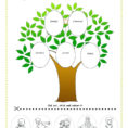 Printable Family Tree Worksheet – Verypageco