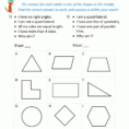 Printable Geometry Worksheets  Riddles