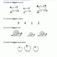 Printable Kindergarten Math Worksheets Comparing Numbers And