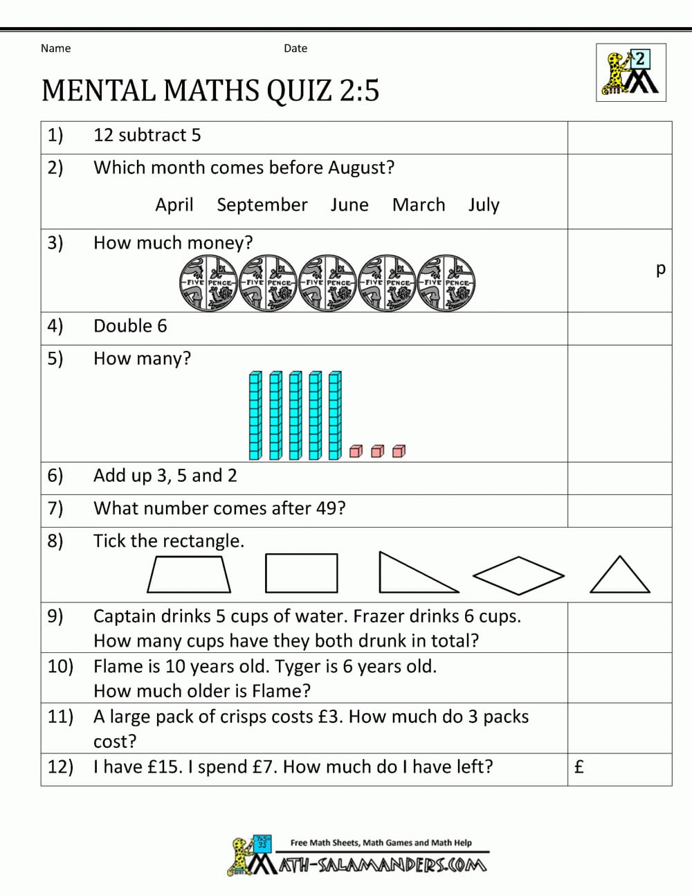 maths for 10 year olds worksheets db excelcom