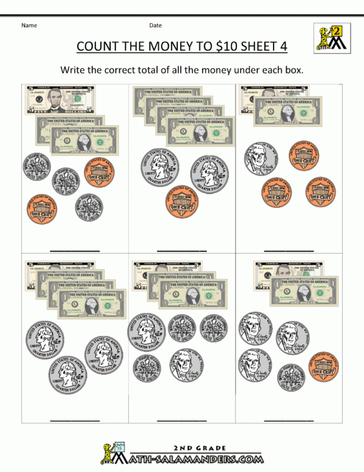 Free Printable Coin Worksheets — Db-excel.com