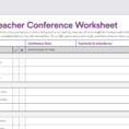 Printable Prepare For Parentteacher Conferences