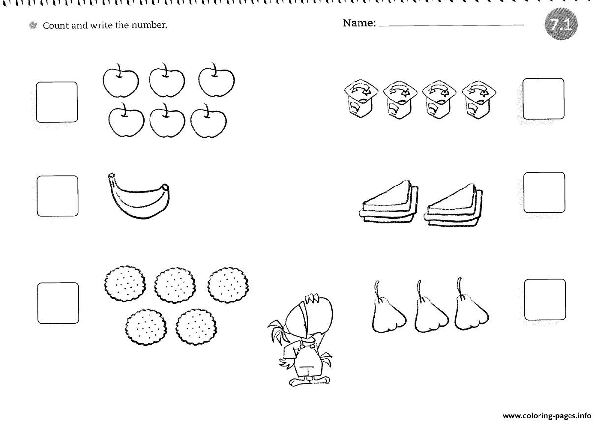 Printable Sheets For 2 Year Olds Worksheets For 4 Year Olds Counting