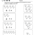 Printable Subtraction Worksheet  Free Kindergarten Math