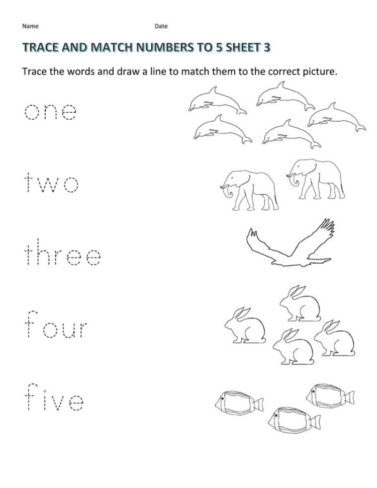 Printable Toddler Worksheets Matching » Printable Coloring