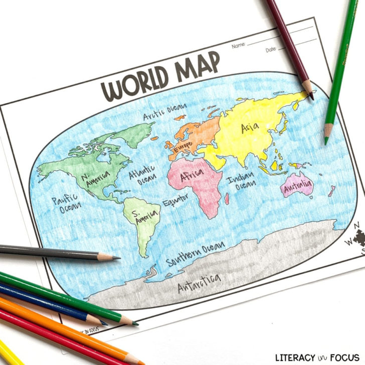 Map Activity Worksheets