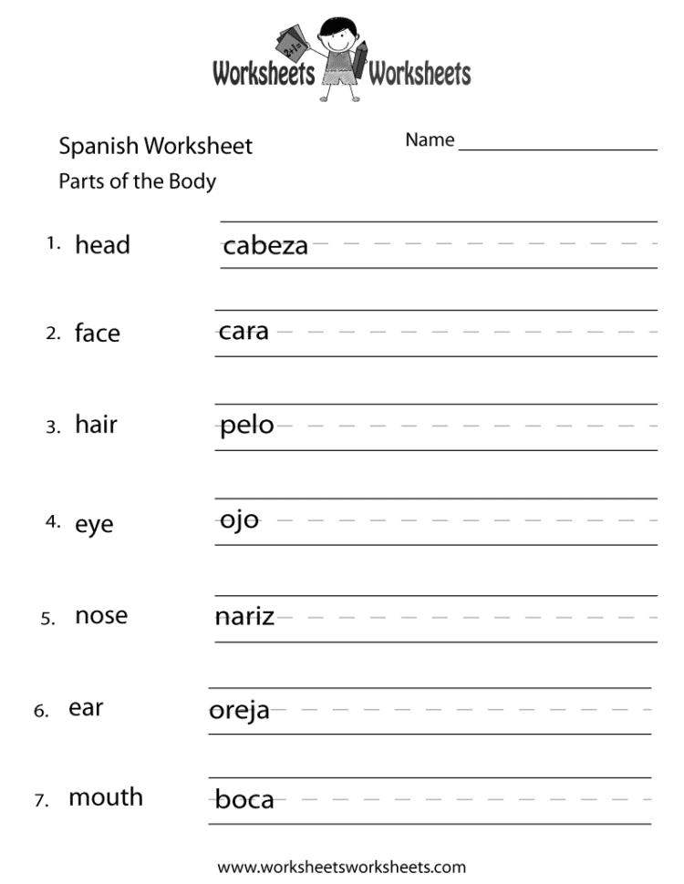 9Th Grade Spanish Worksheets — db-excel.com