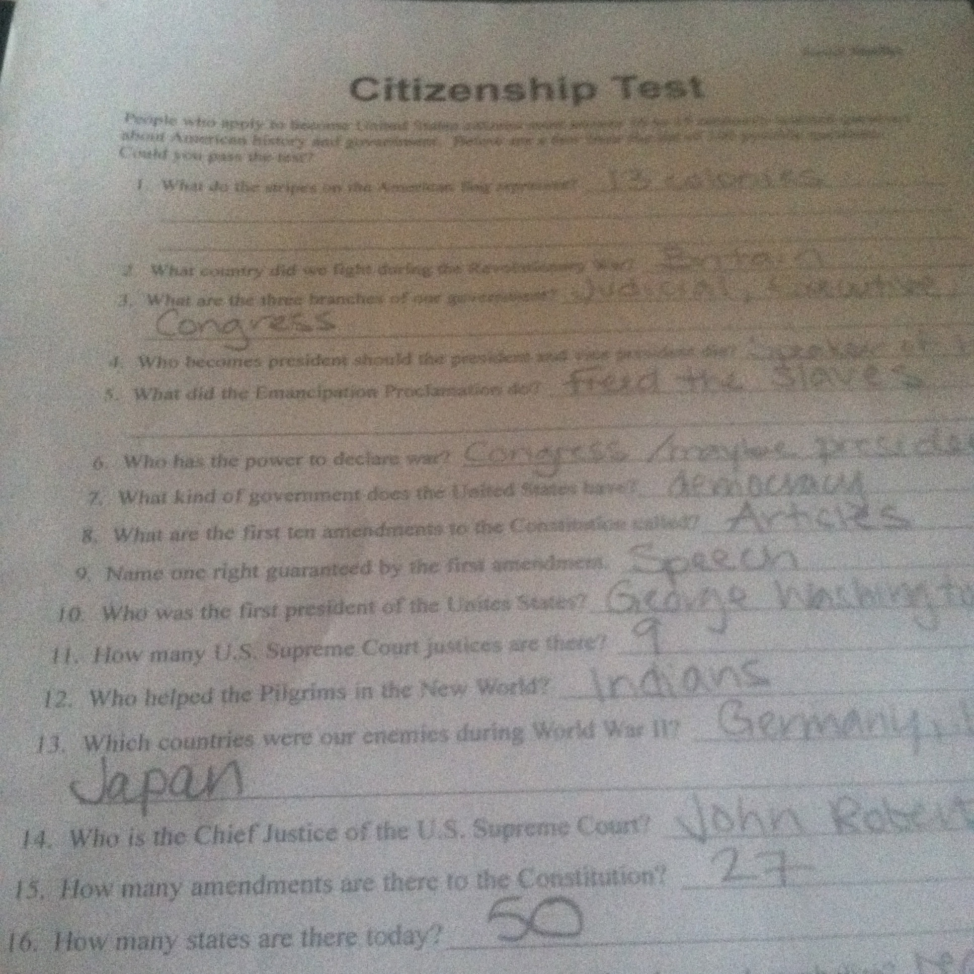 Printables Citizenship In The World Worksheet