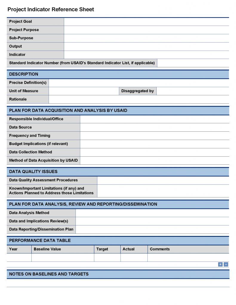 Project Planning Worksheet  Spreadsheet Free A