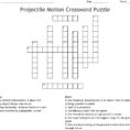 Projectile Motion Crossword Puzzle  Word