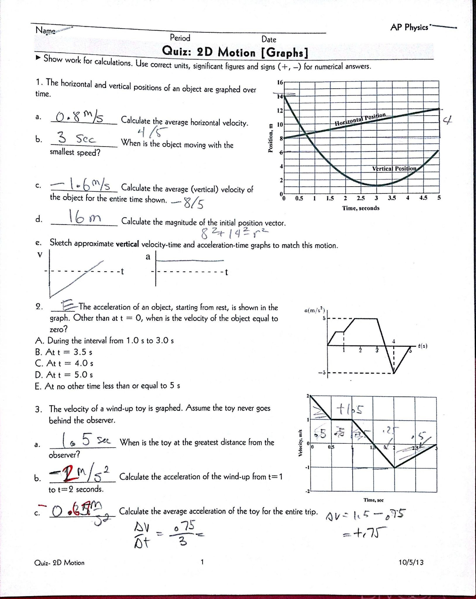 Projectile Motion Simulation Worksheet Answer Key Db excel