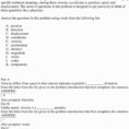 Projectile Motion Worksheet Answers The Physics Classroom