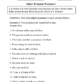Pronouns Worksheets  Subject And Object Pronouns Worksheets