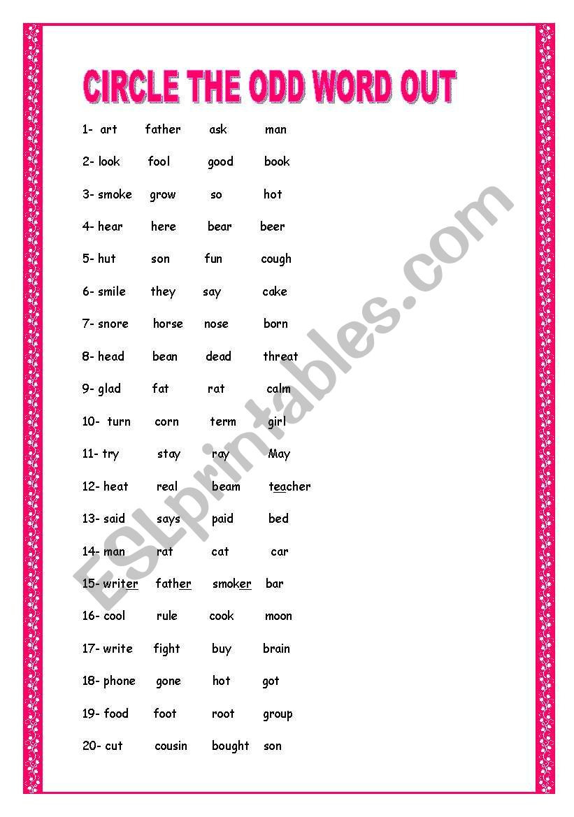 Pronunciation Exercises Yolanda  Esl Worksheet