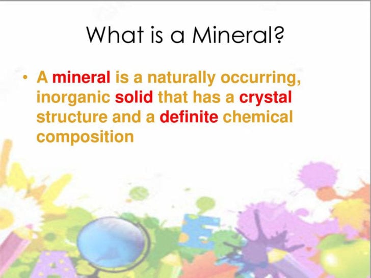 Properties Of Minerals Worksheet