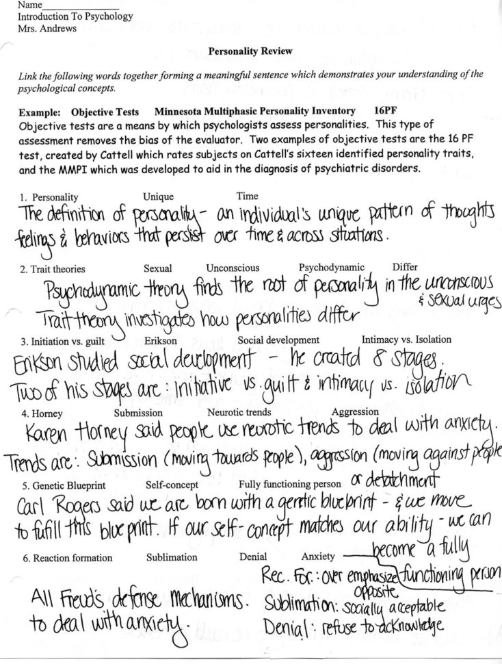 Psychology Homework  Ms Andrews' Webpage