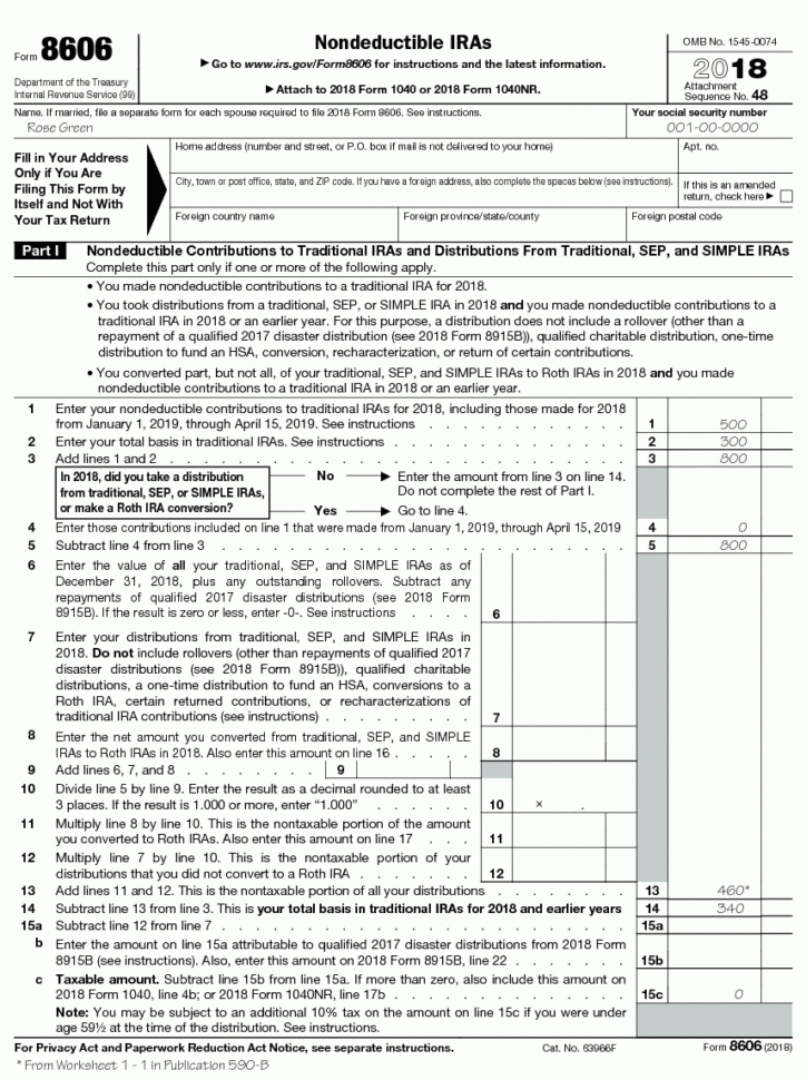Publication 590B 2018 Distributions From Individual Retirement