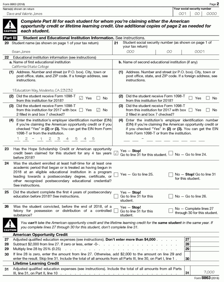 Publication 970 2018 Tax Benefits For Education