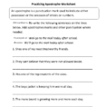 Punctuation Worksheets  Apostrophe Worksheets