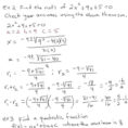 Quadratic Formula Worksheet 2431024  Quadratic Formula